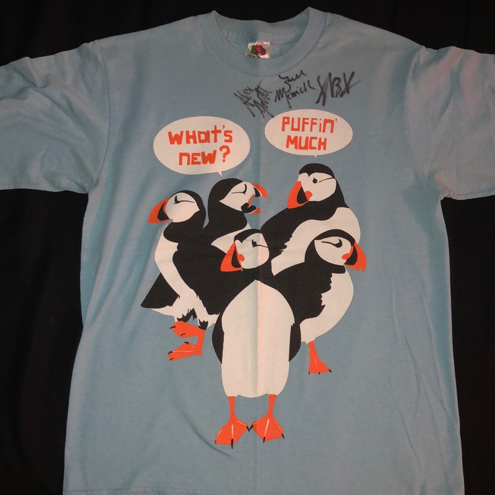 All Time Low autographed tee